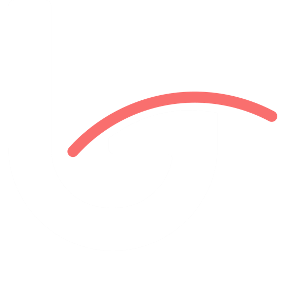 Luis Gilberto symbol (white with coral brow)